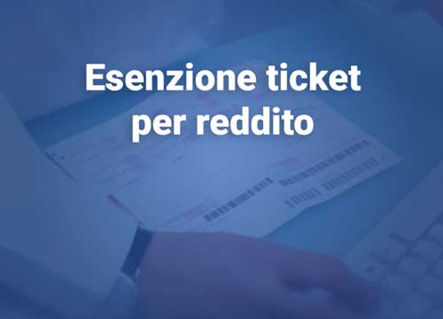 Immagine di Rinnovo esenzione ticket per reddito